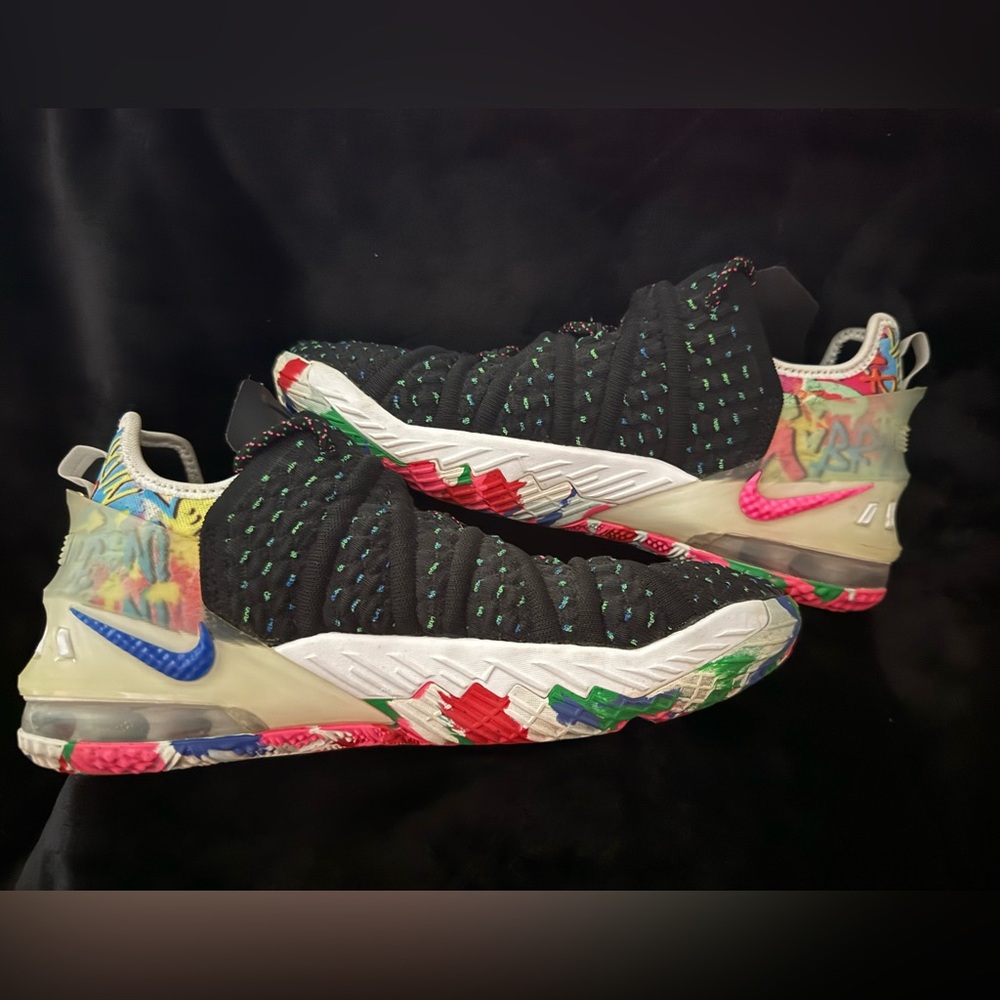 Nike LeBron 18 'James Gang' Black Multi-Color CW2760-002